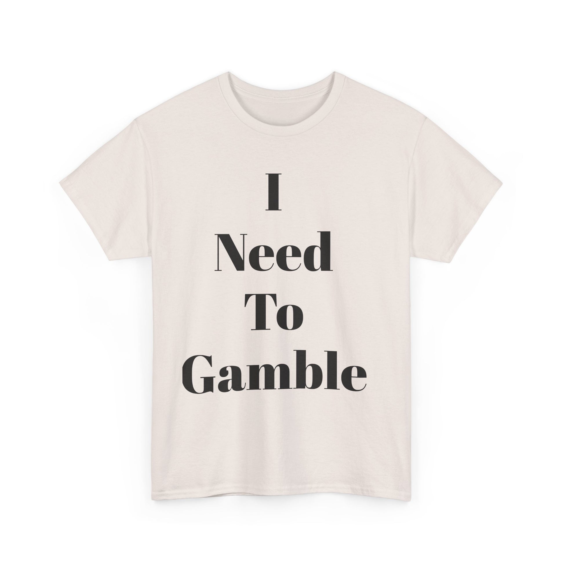 Gambling Enthusiast Tee, Fun T-Shirt for Gamblers, Casual Wear, Gift for Gamblers, Playful Statement Shirt