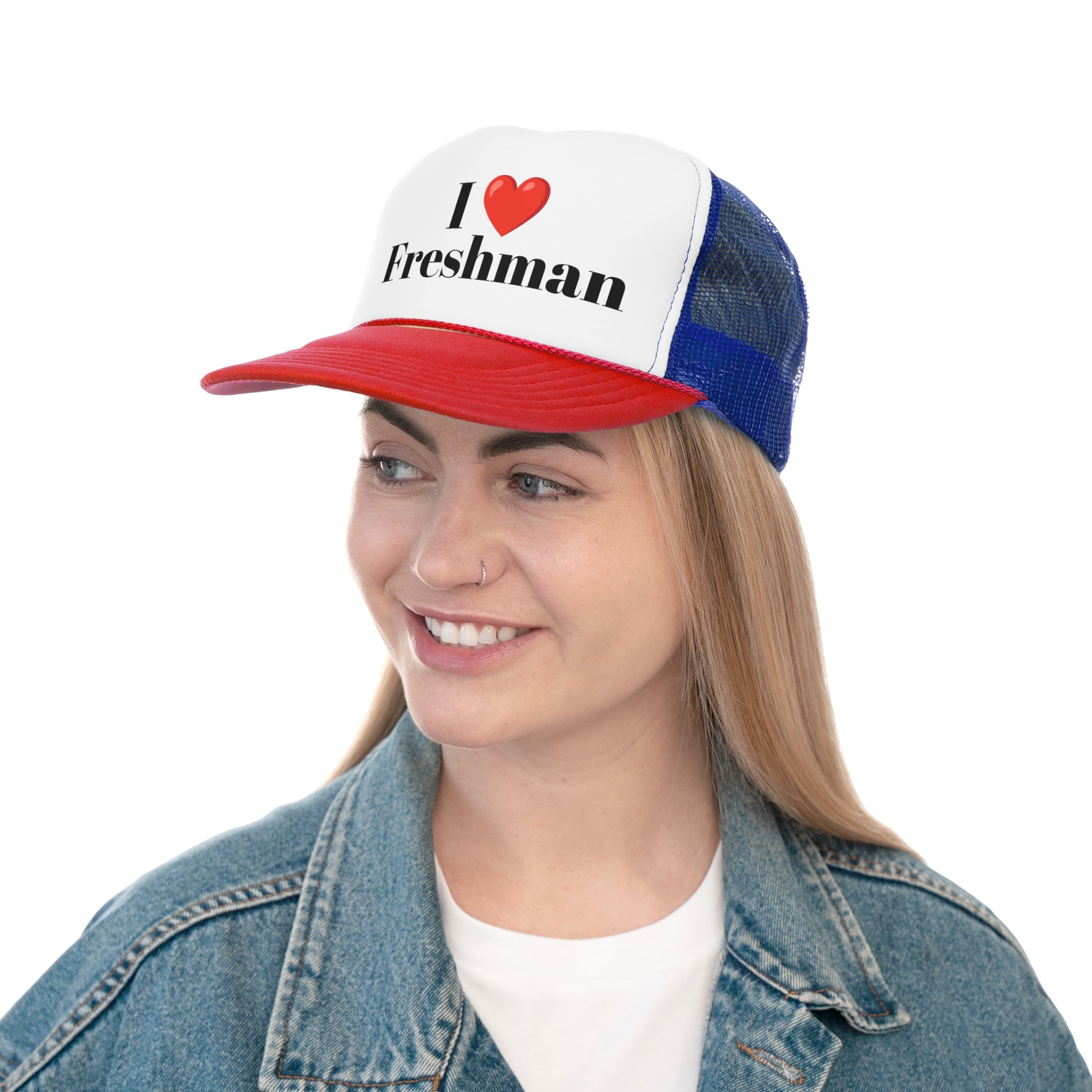 Funny Freshman Trucker Cap