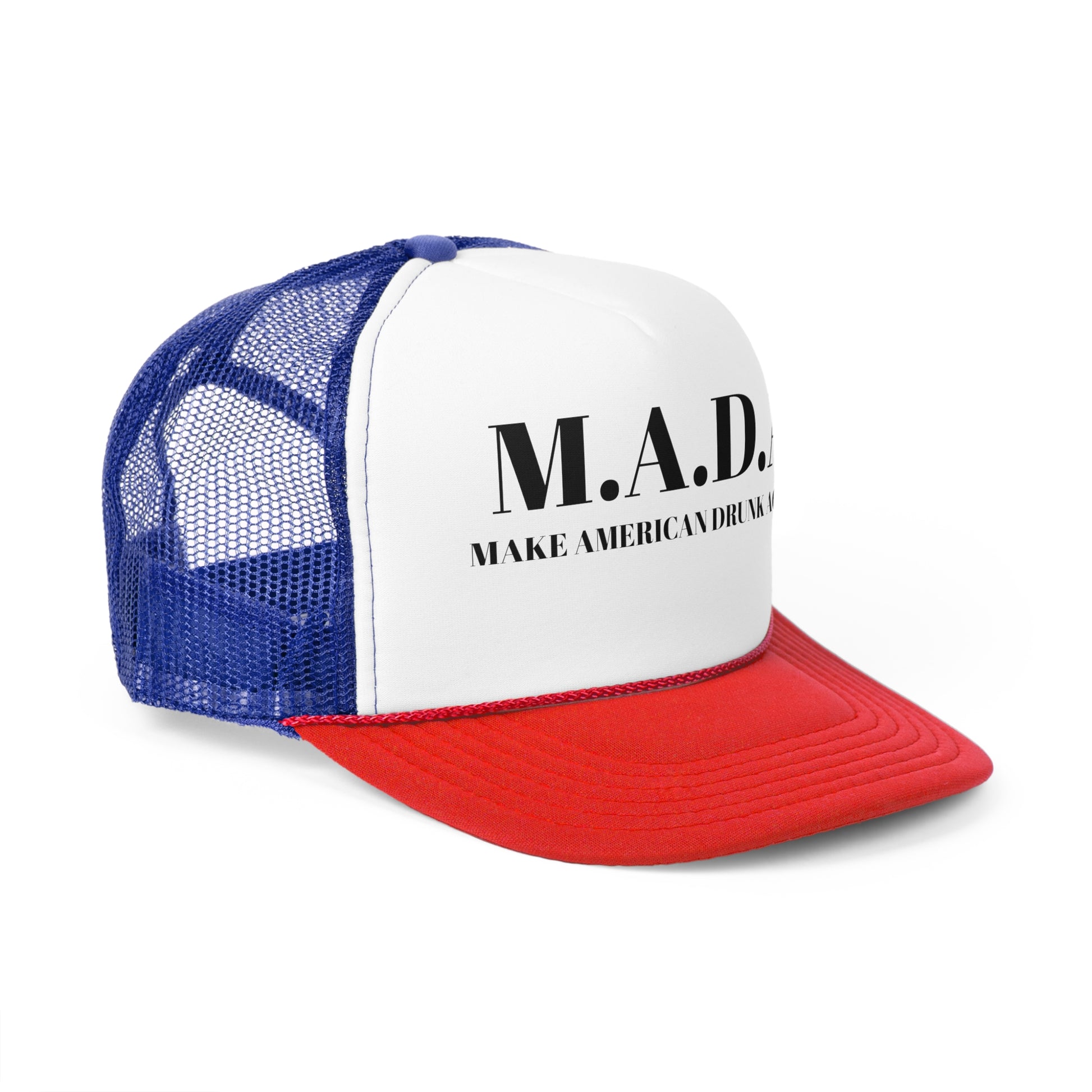 M.A.D.A Trucker Cap, Fun Cap for Parties, Outdoor Events, Gifts for Friends, Celebrations, Festivals, Casual Style