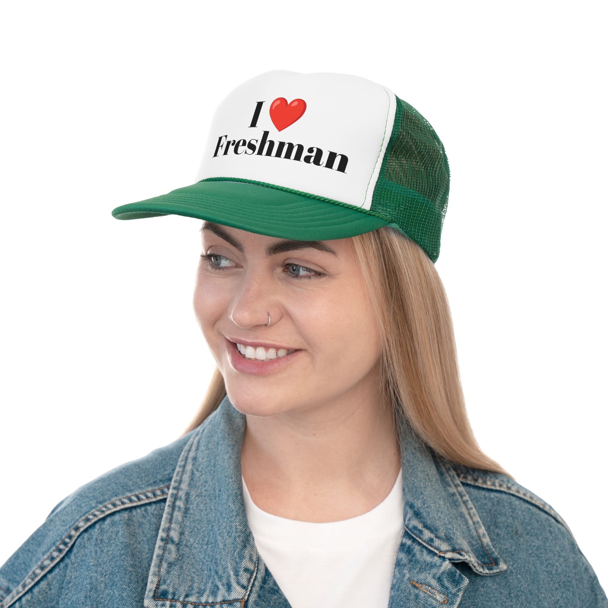 Funny Freshman Trucker Cap