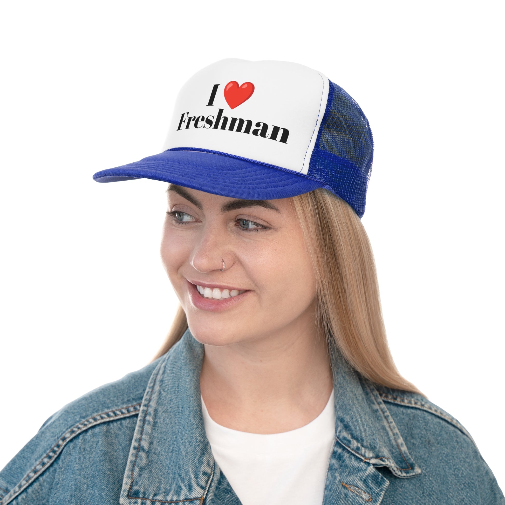 Funny Freshman Trucker Cap