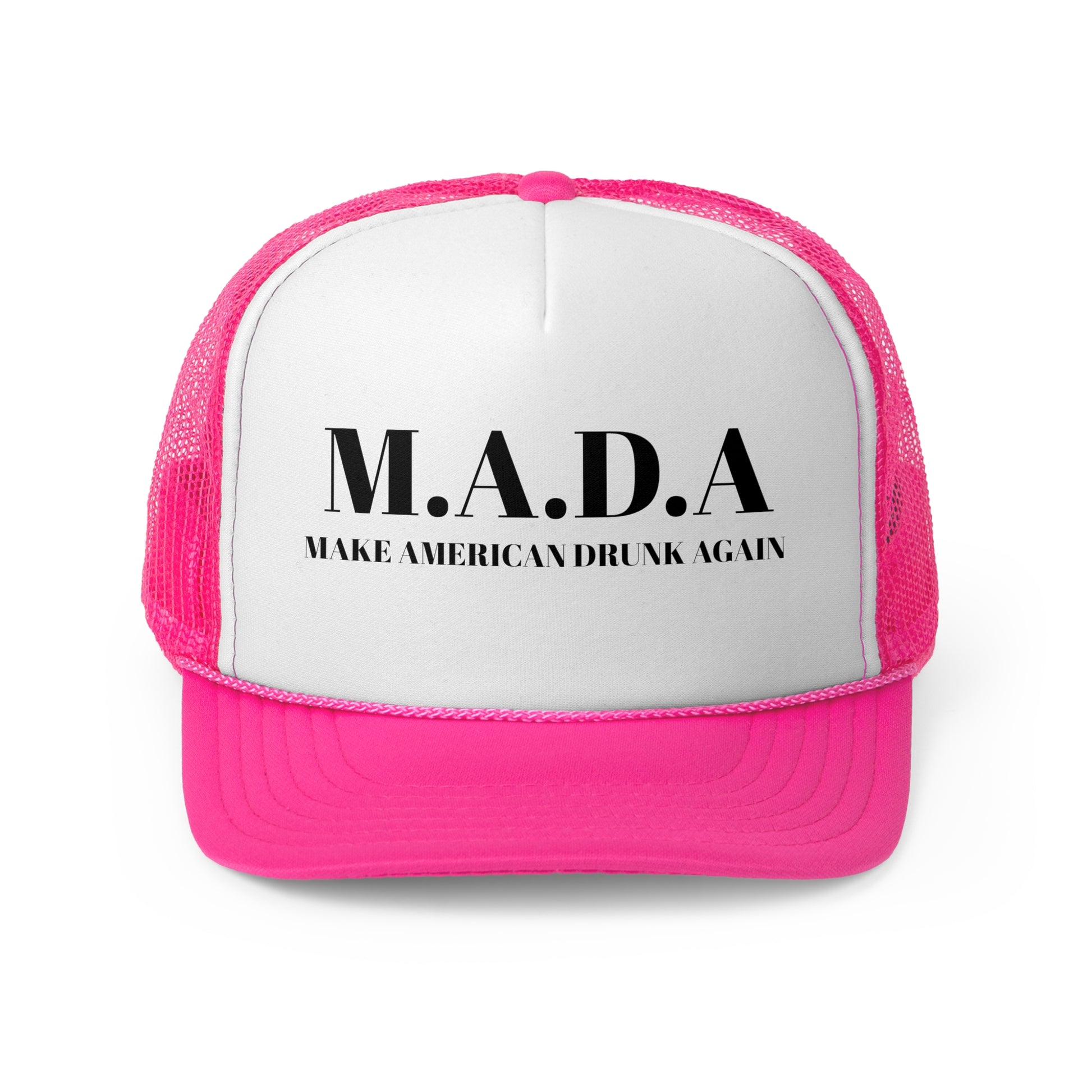 M.A.D.A Trucker Cap, Fun Cap for Parties, Outdoor Events, Gifts for Friends, Celebrations, Festivals, Casual Style