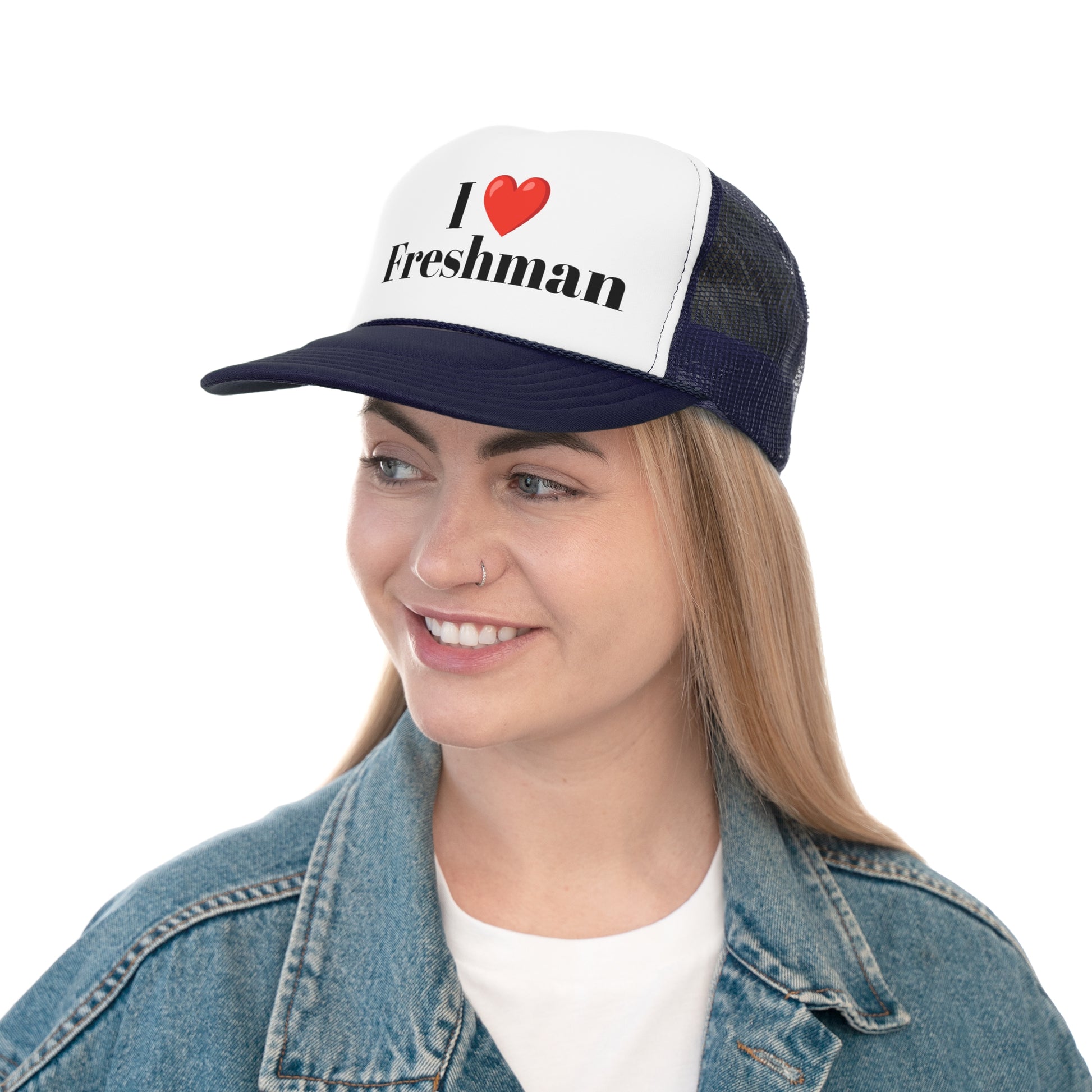 Funny Freshman Trucker Cap