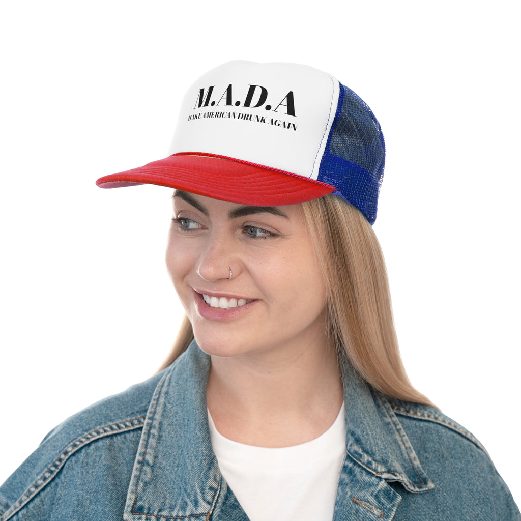 M.A.D.A Trucker Cap, Fun Cap for Parties, Outdoor Events, Gifts for Friends, Celebrations, Festivals, Casual Style